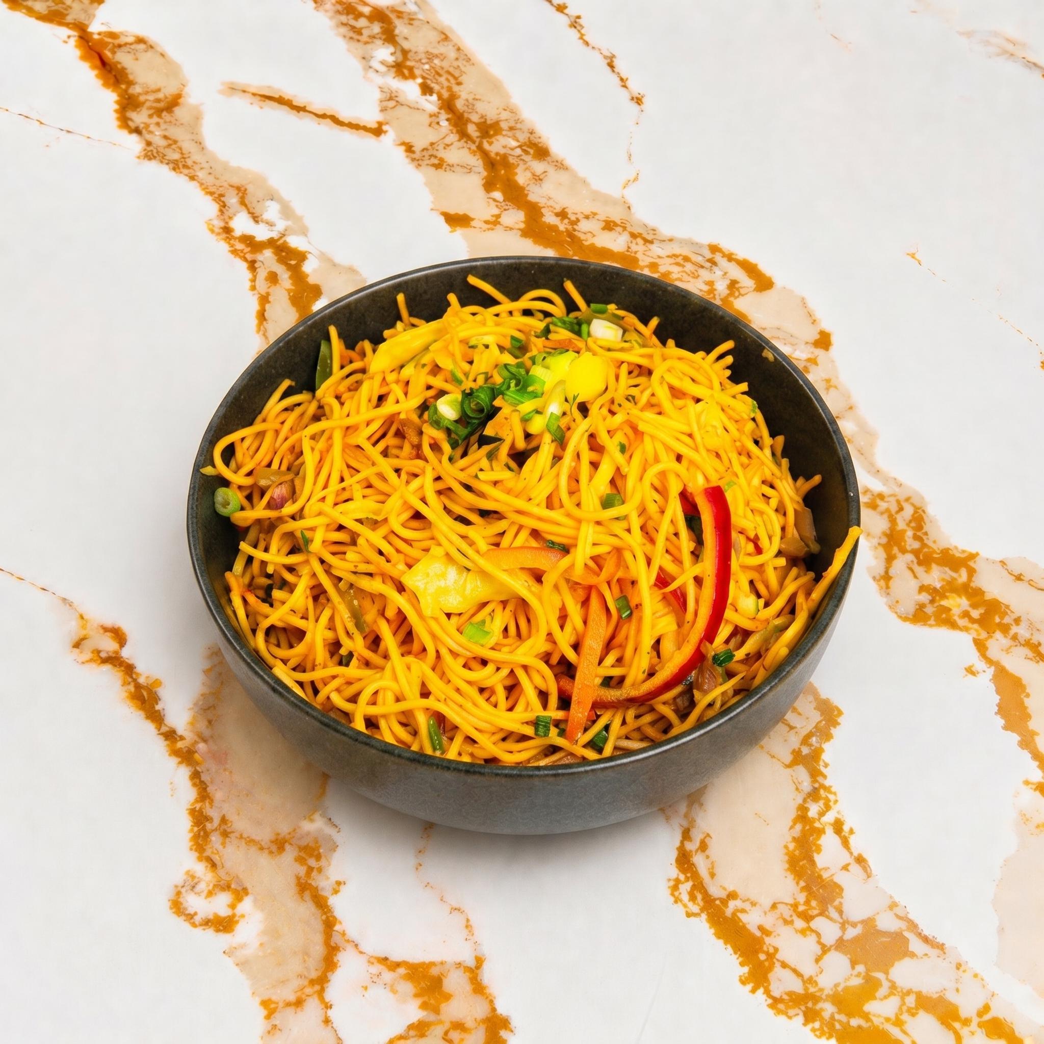 Vegetable Hakka Noodles.