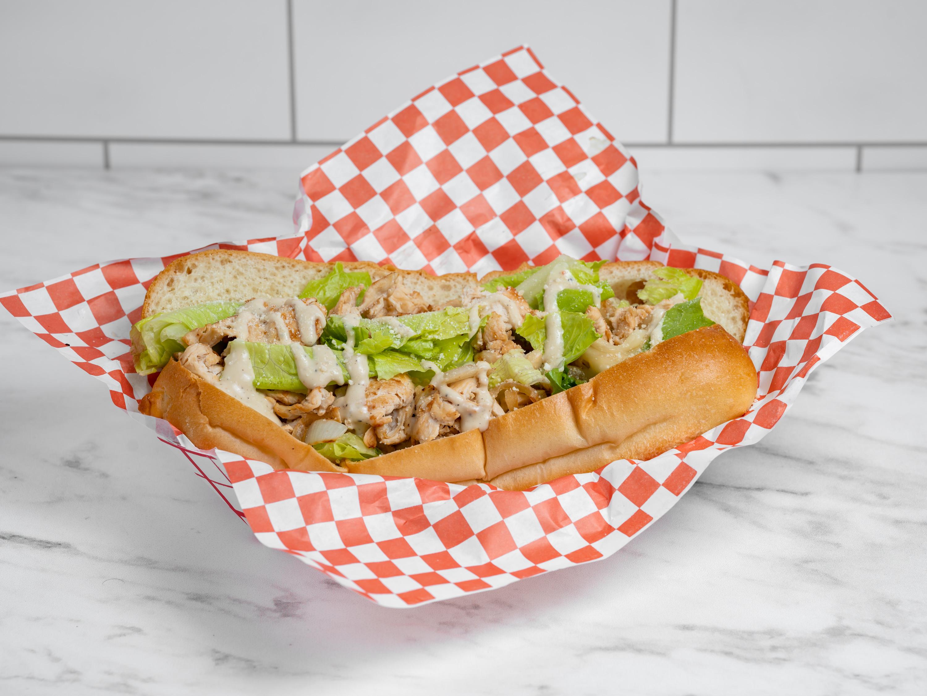 Chicken Caesar Sub.