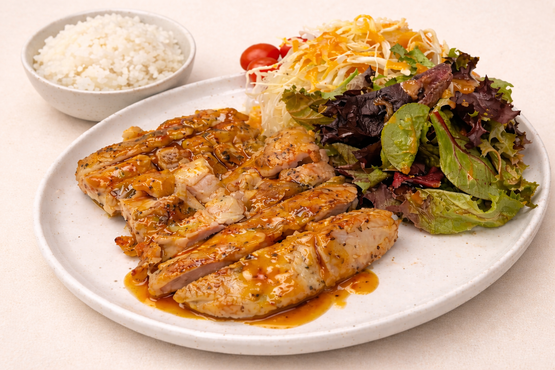 Chicken Teriyaki Set.