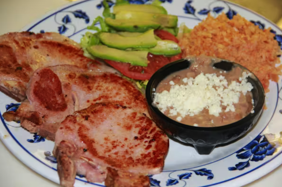 Chuletas Ahumadas Plate.