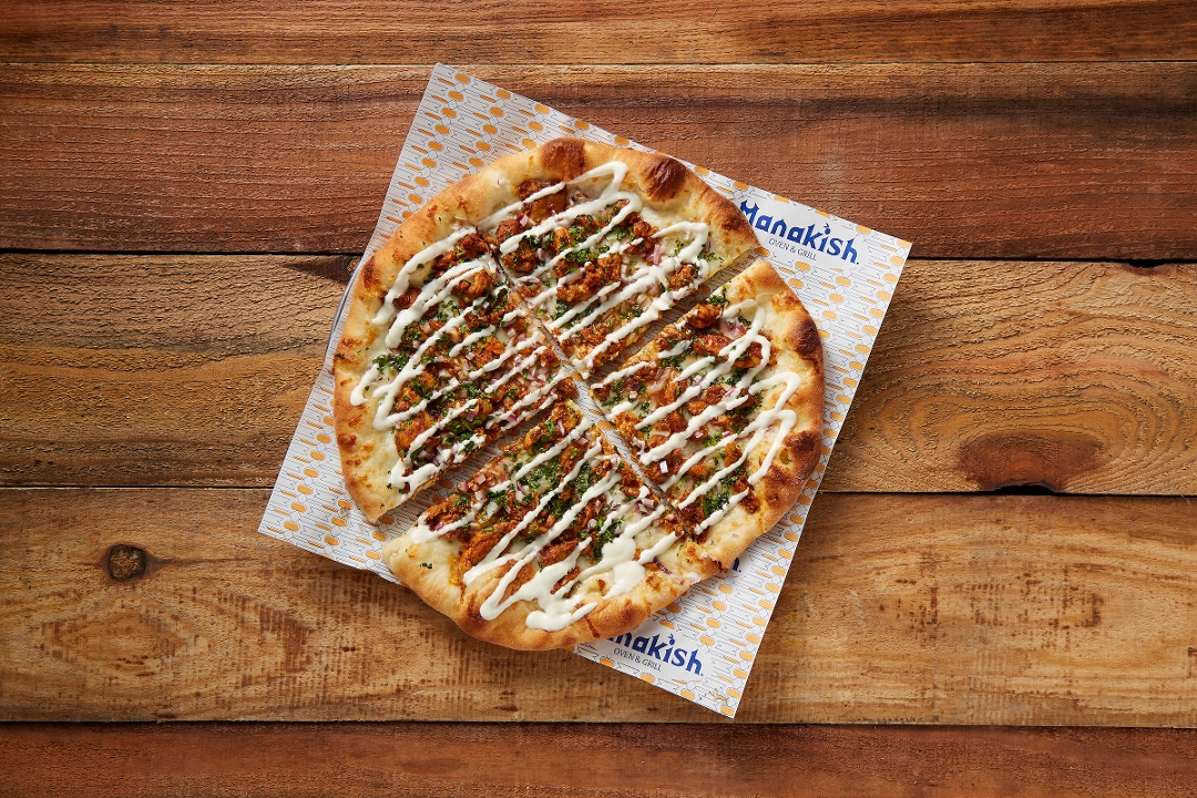 Chicken & Cheese Manakish.