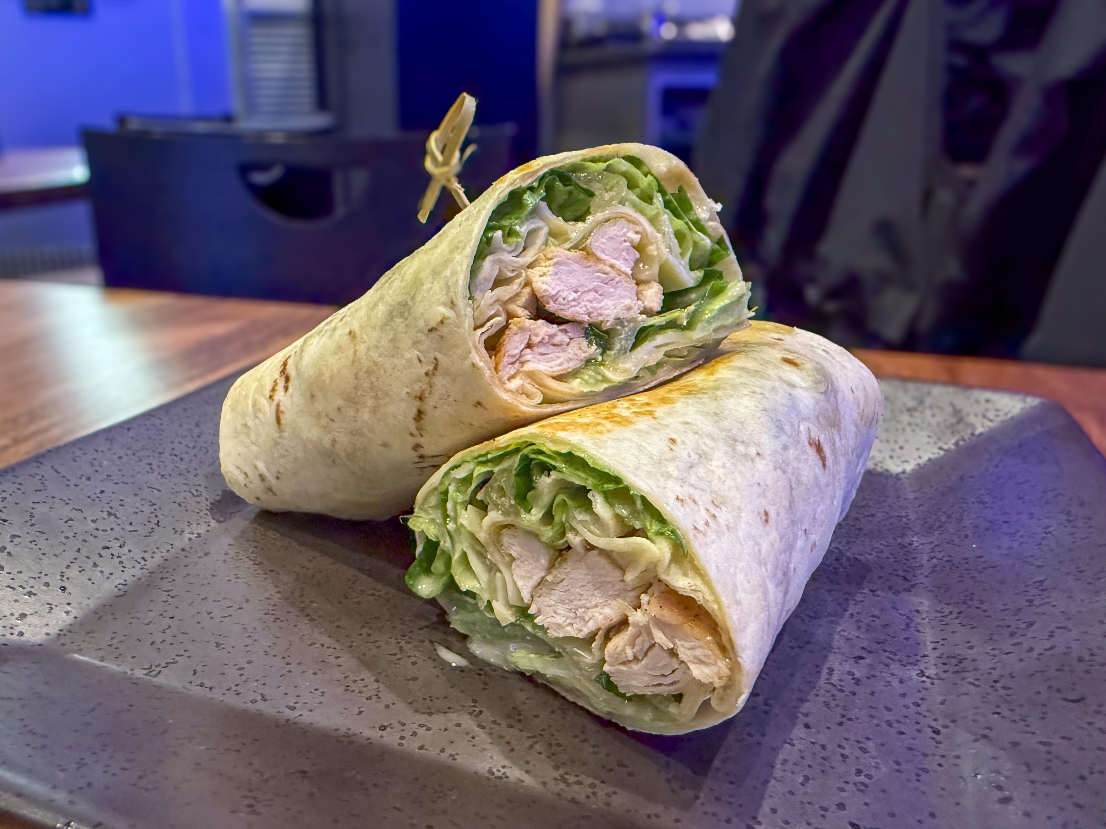 Chicken Caesar Wrap.
