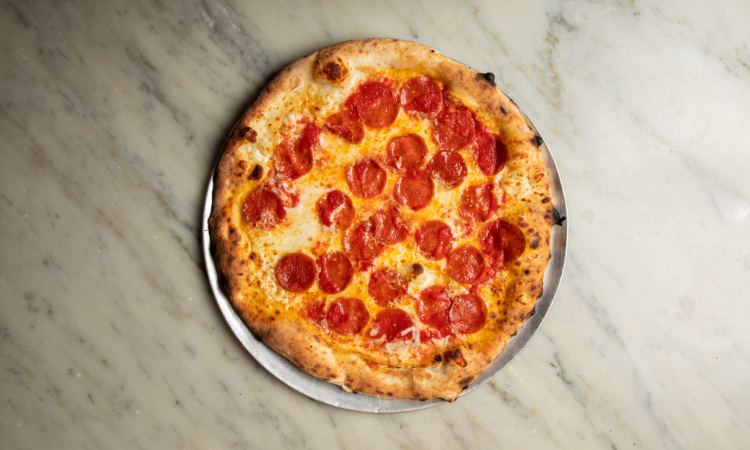 Pepperoni Pizze.