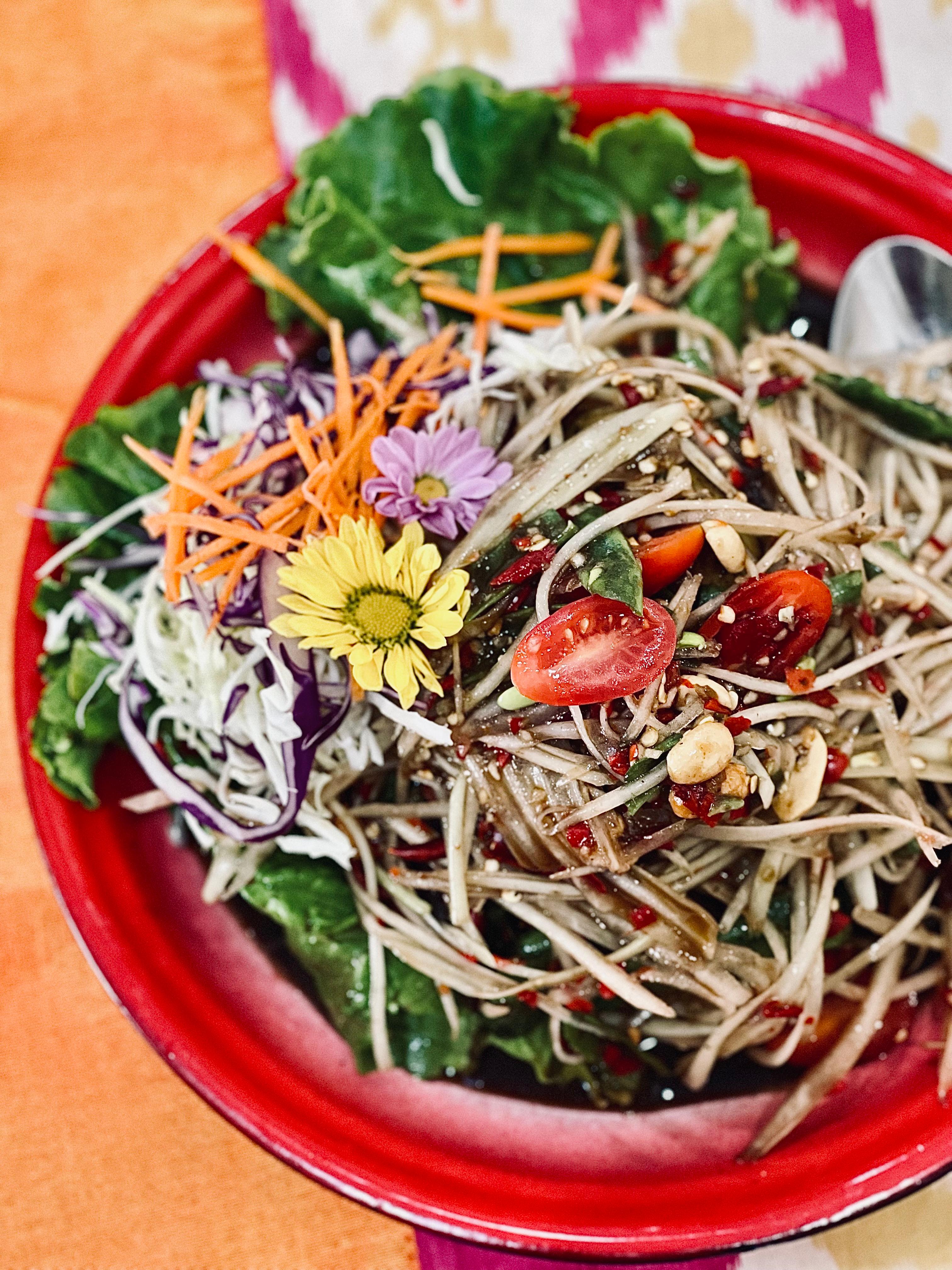 Lao Style Papaya salad.