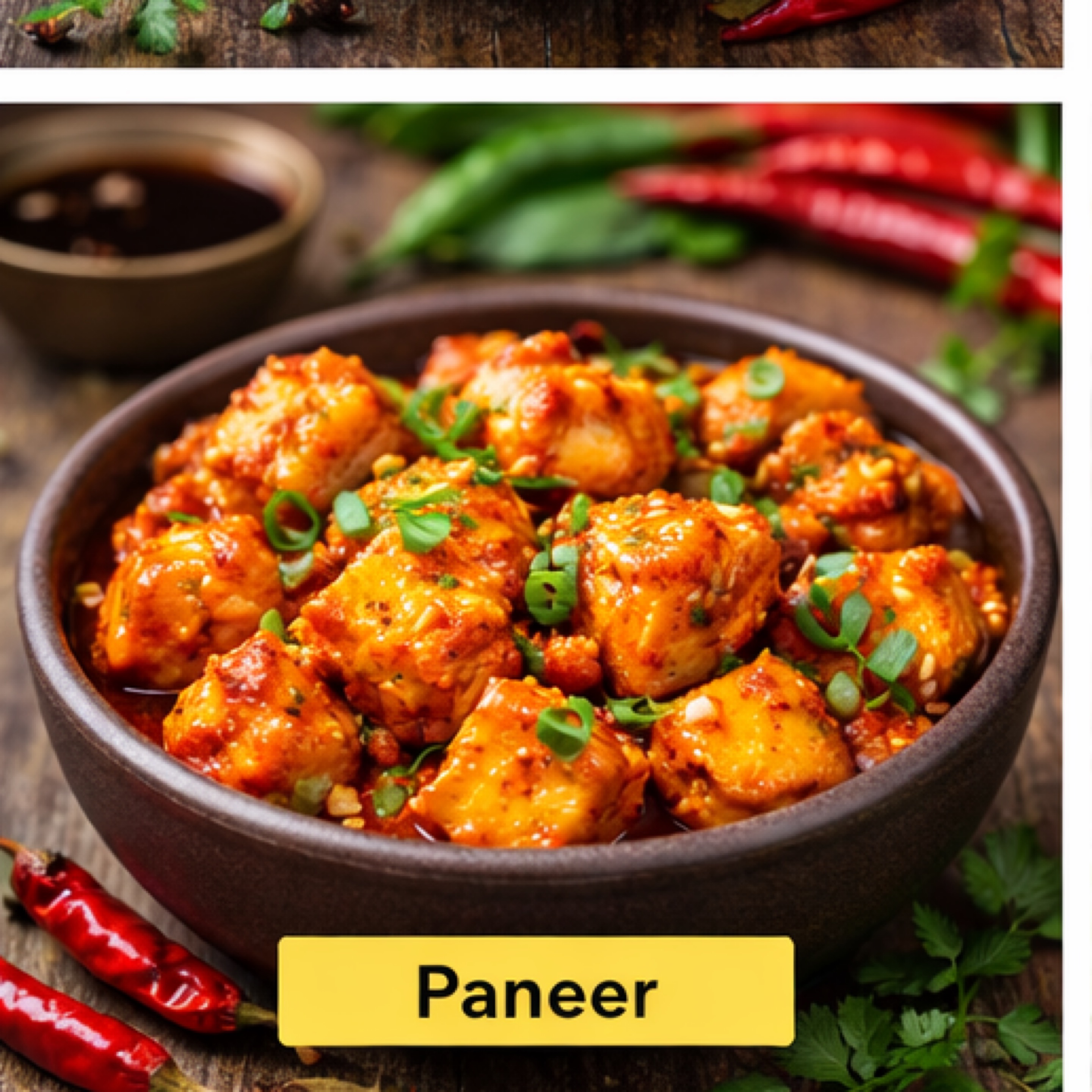 Velluli Karam Paneer.