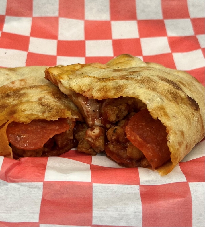 Grampie's Calzone Special.