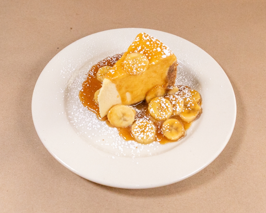 Bananas Foster Cheese Cake.