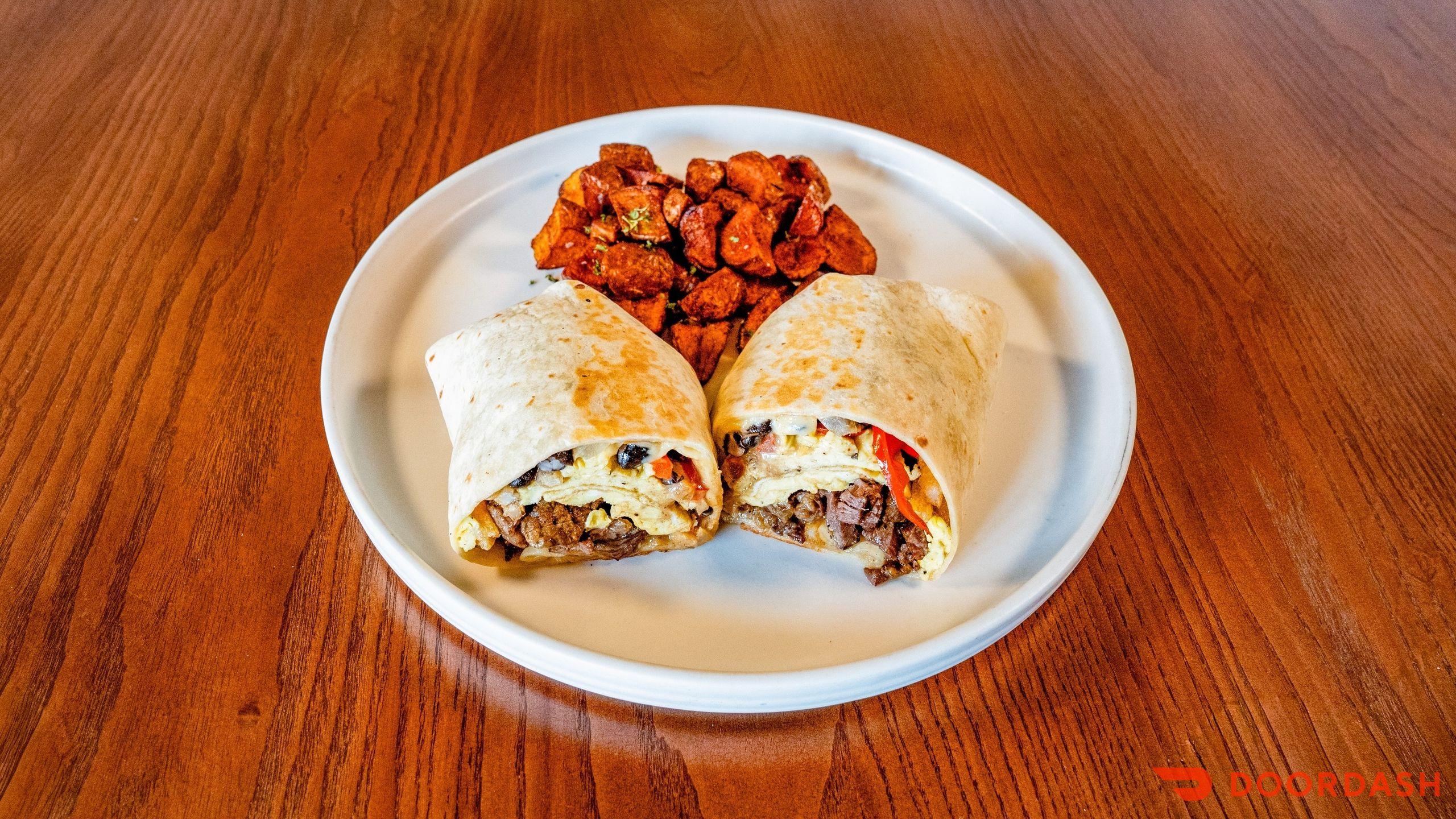 UNION STEAK BURRITO.