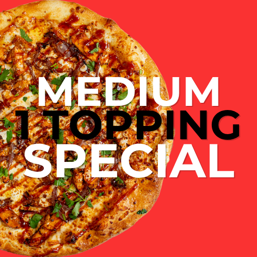 MEDIUM 12" 2 TOPPING DEAL.