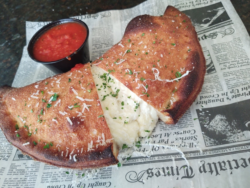 Ricotta & Mozzarella Calzone.
