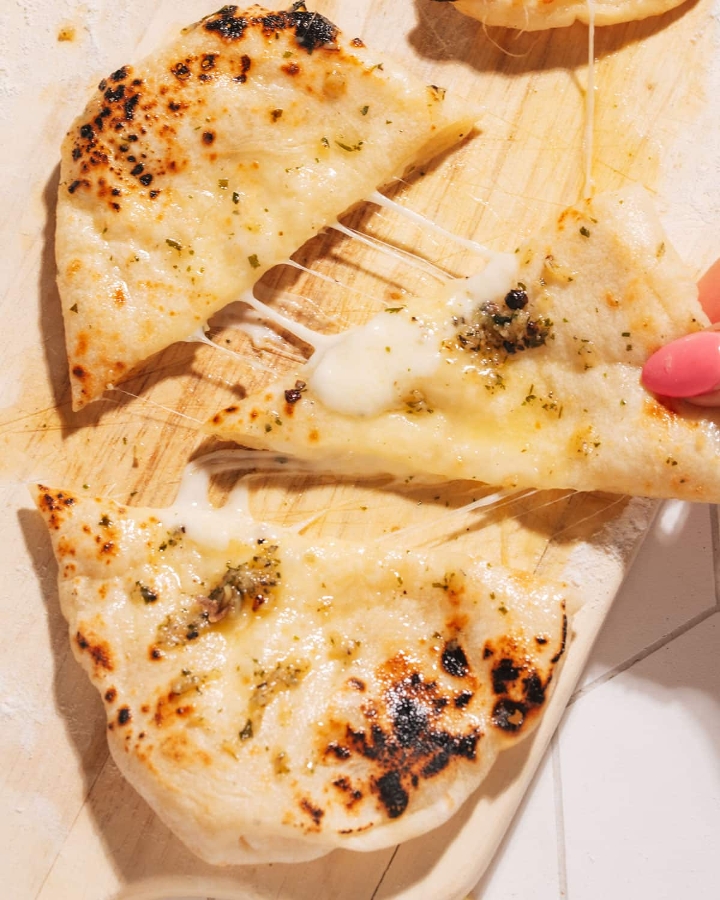 Indian Flat Bread Cheese.