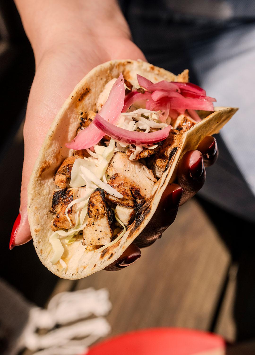 Chicken Asado Taco.
