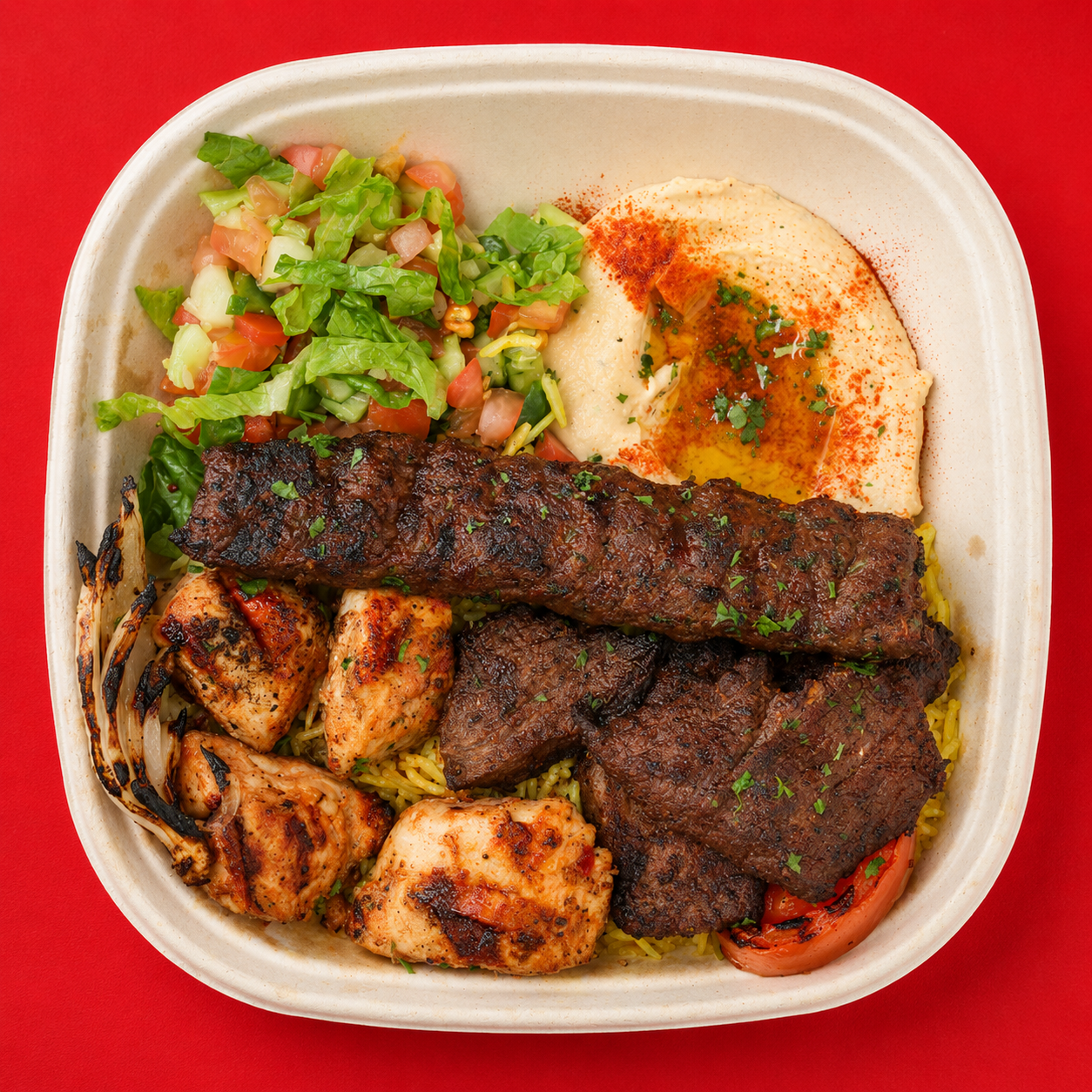 Mixed Kabab Plate.