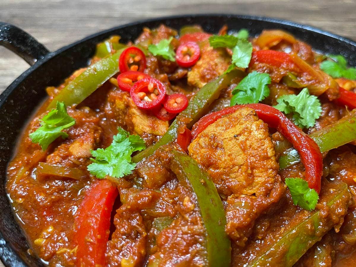 Chicken Jalfrezi.