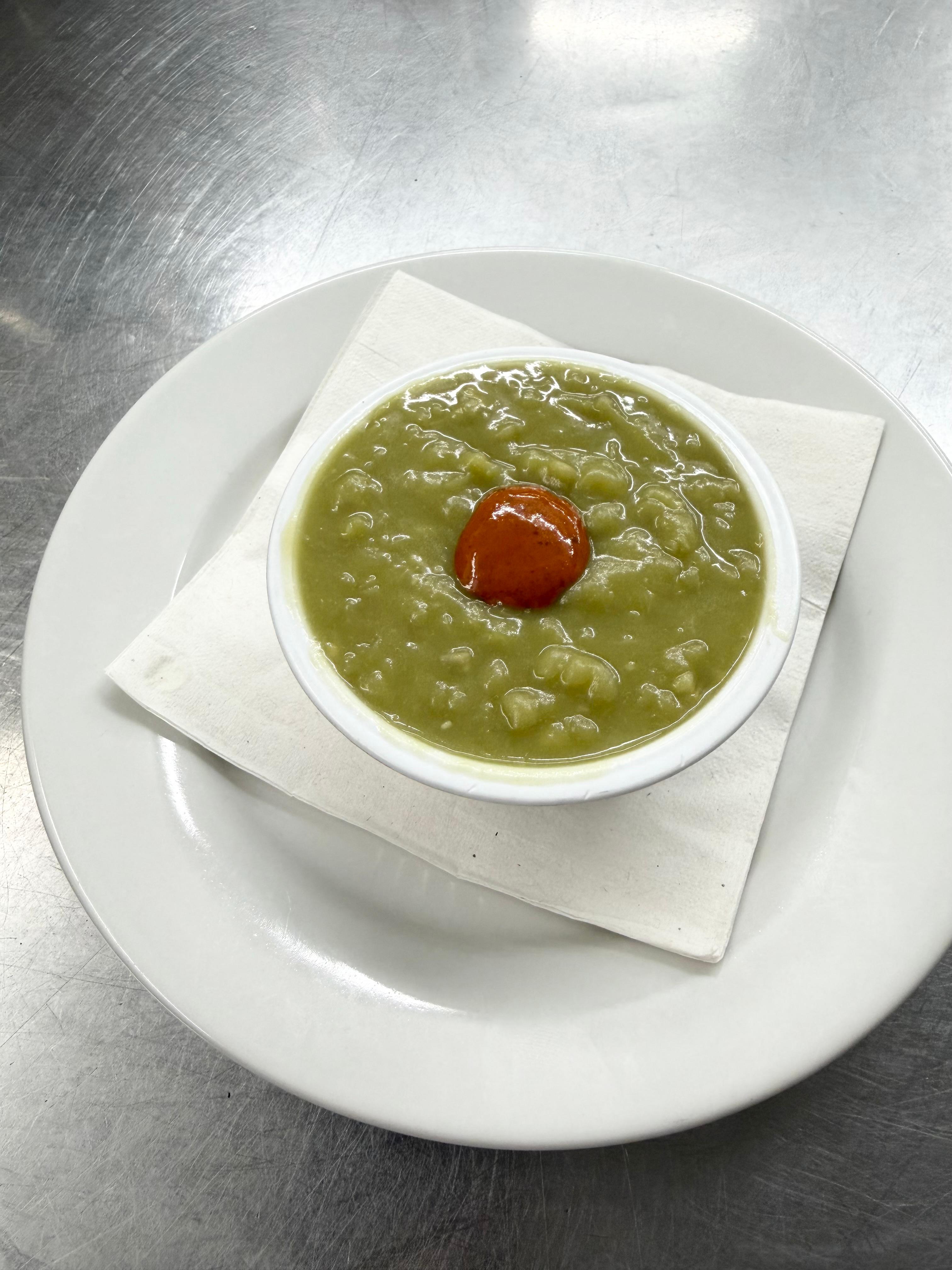 Tandoori Mushy Peas.