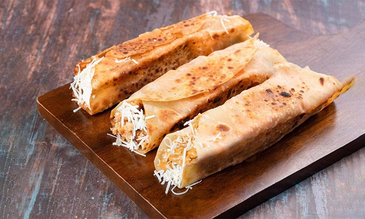 Veg Frankie.