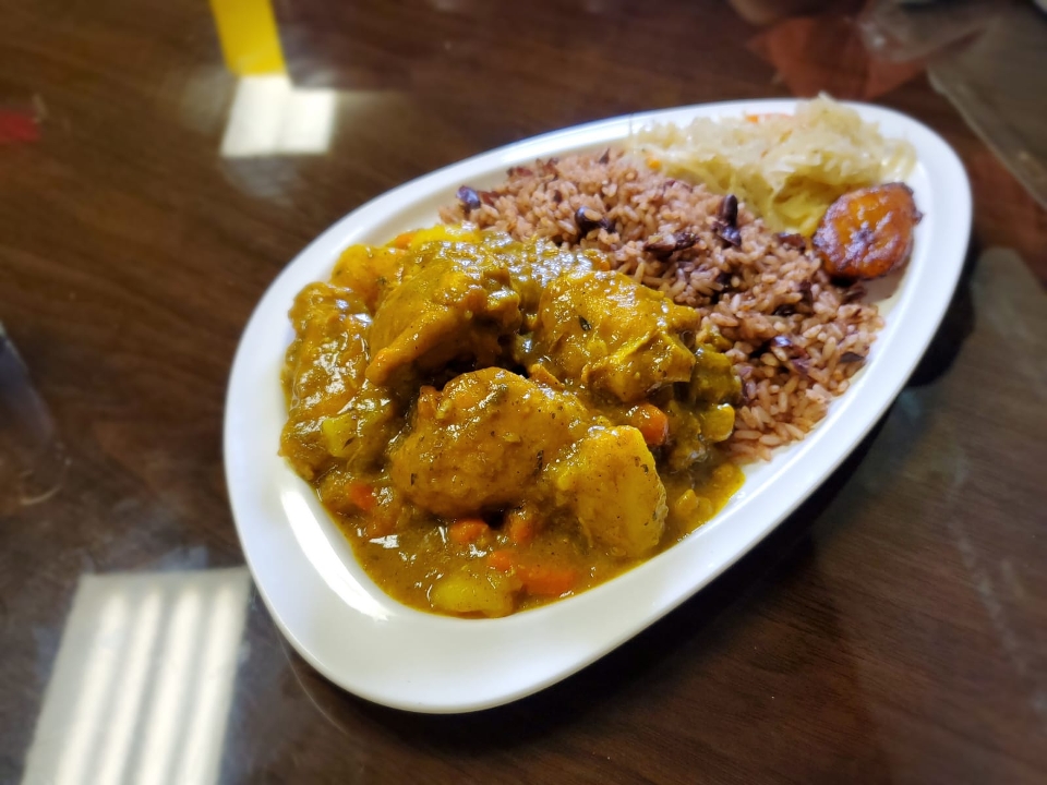 Curried Chicken Meal.