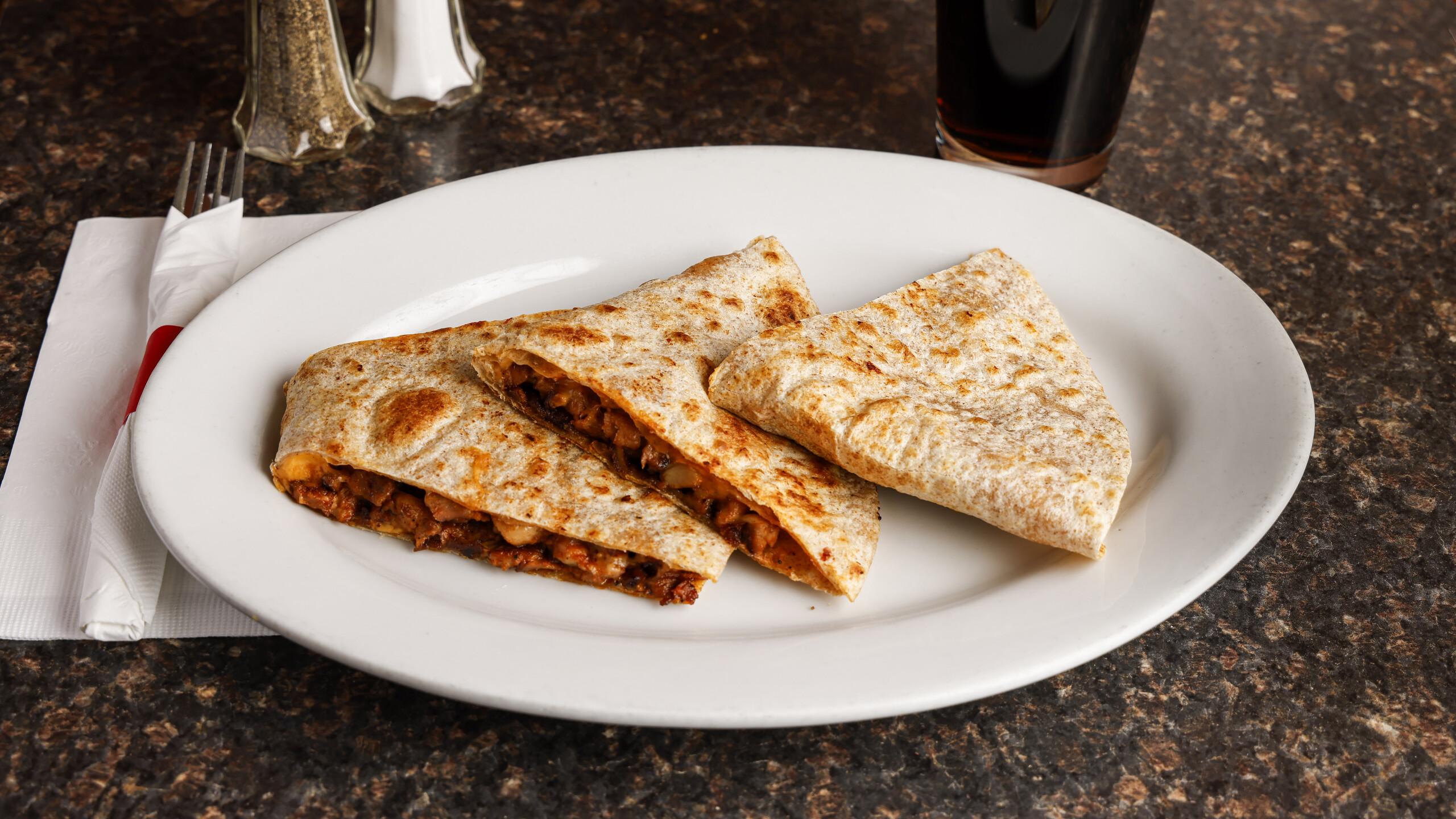 Chicken Quesadilla.