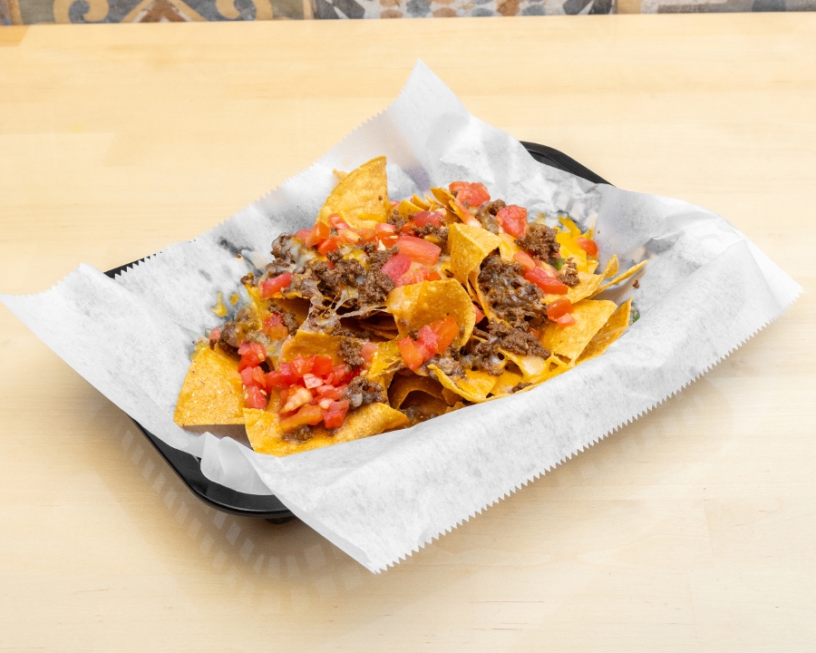 Nachos de Carne Molida (Beef).