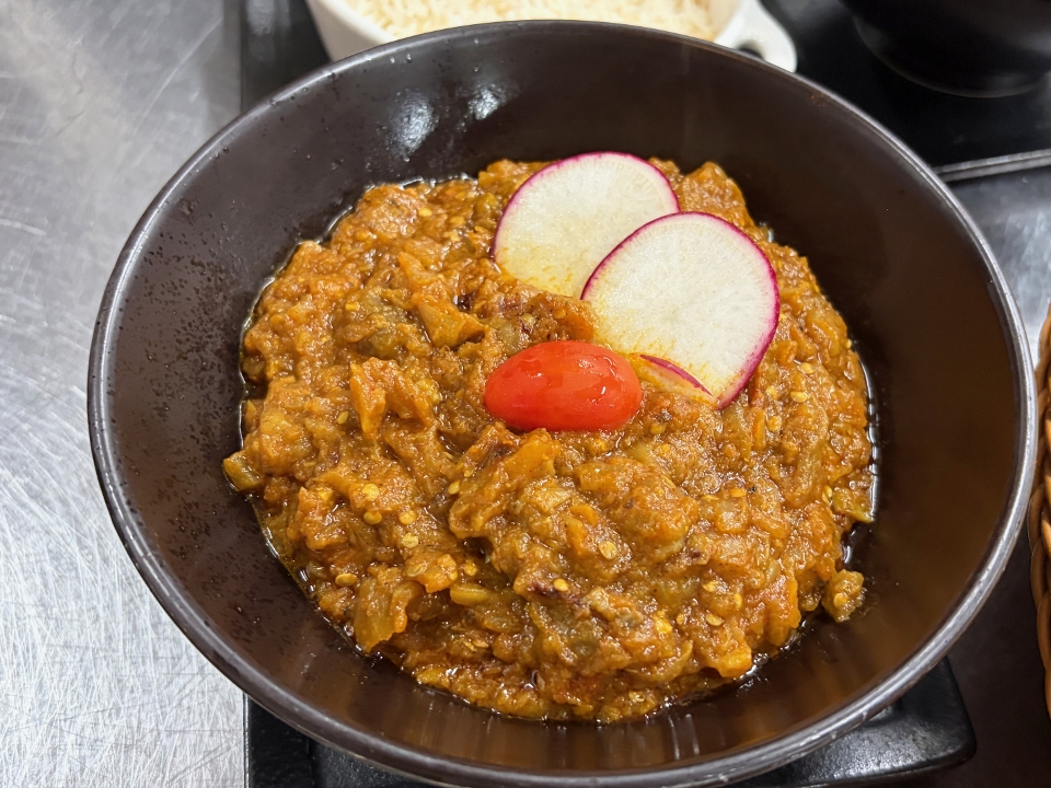 Eggplant Bharta.