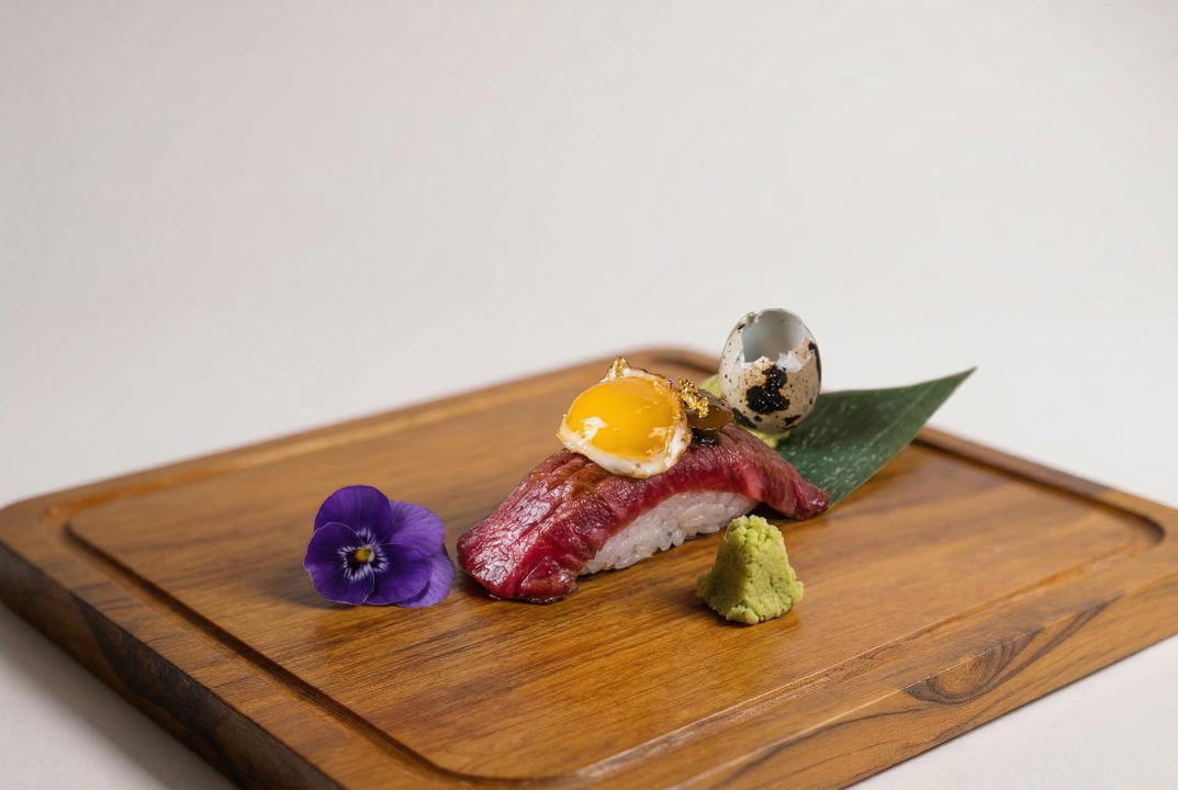 Special Nigiri Wagyu Beef.