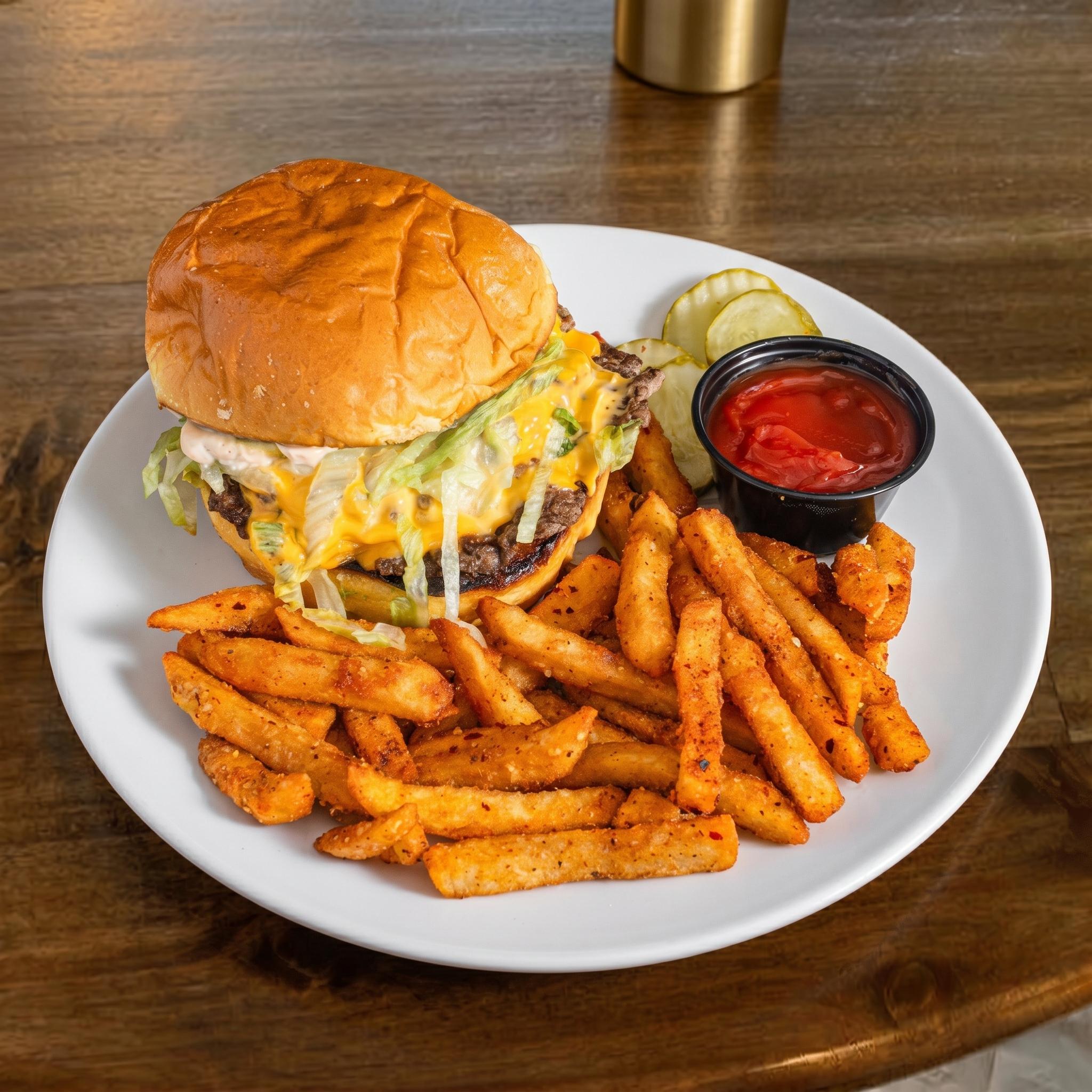 Belly Double Smash Burger.