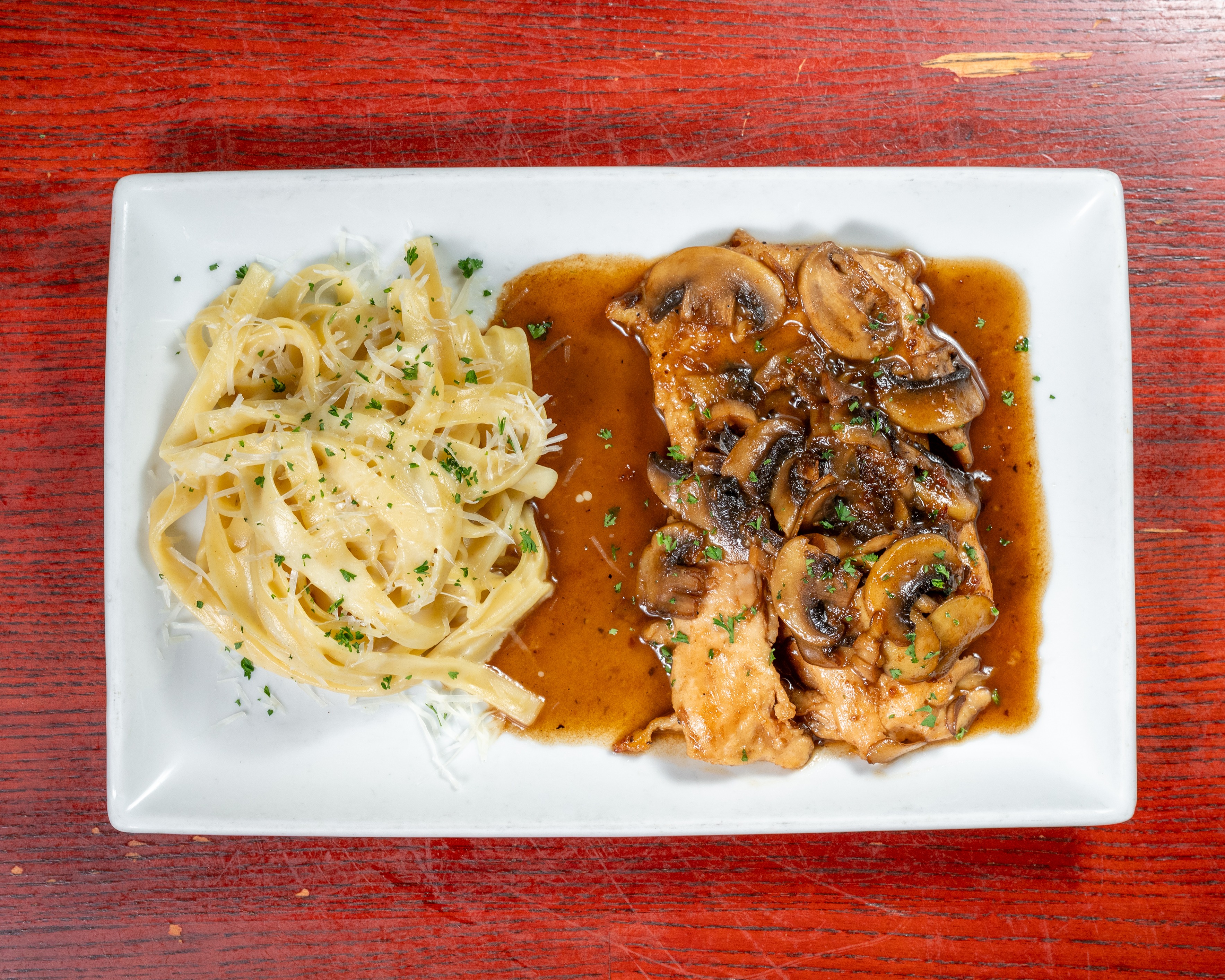 Marsala Chicken.