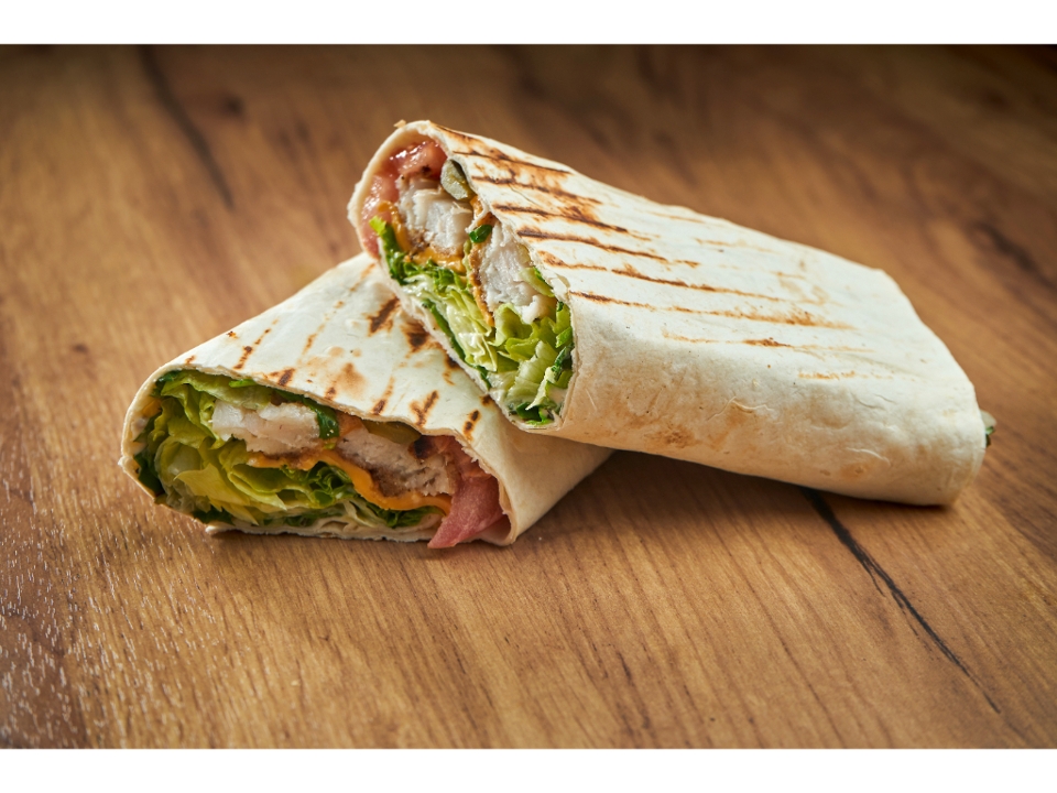 Grilled Salmon WRAP.