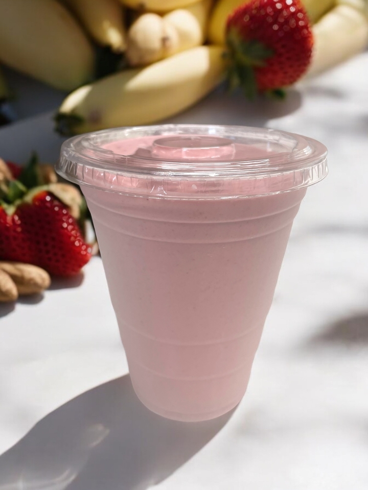 PB Strawberry Banana Protein Shake.