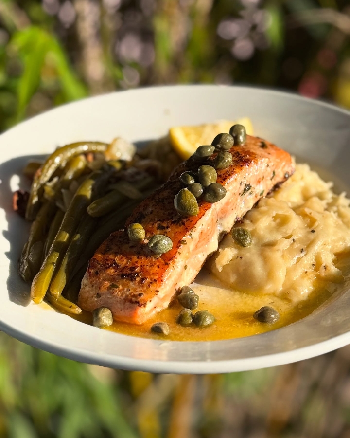 Grilled Salmon.