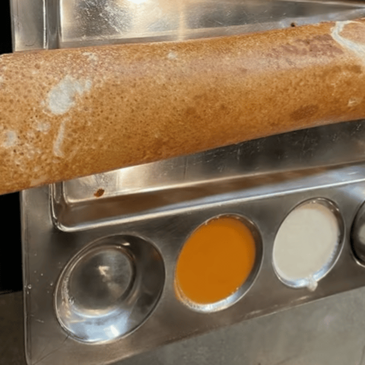 Ghee Roast Masala Dosa.