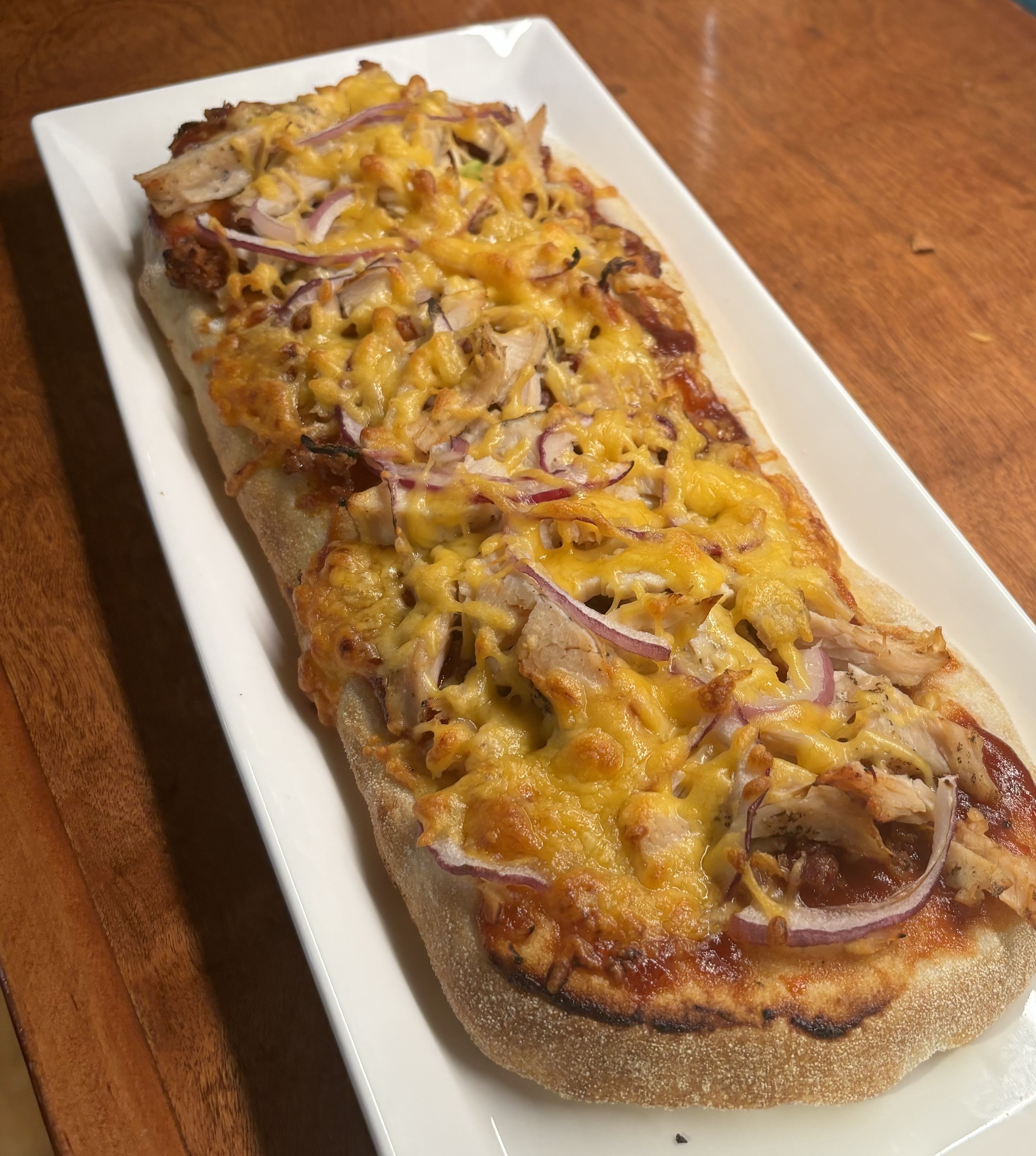 Bistro BBQ Chicken Flatbread.