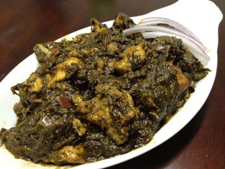 Gongura Goat Curry.