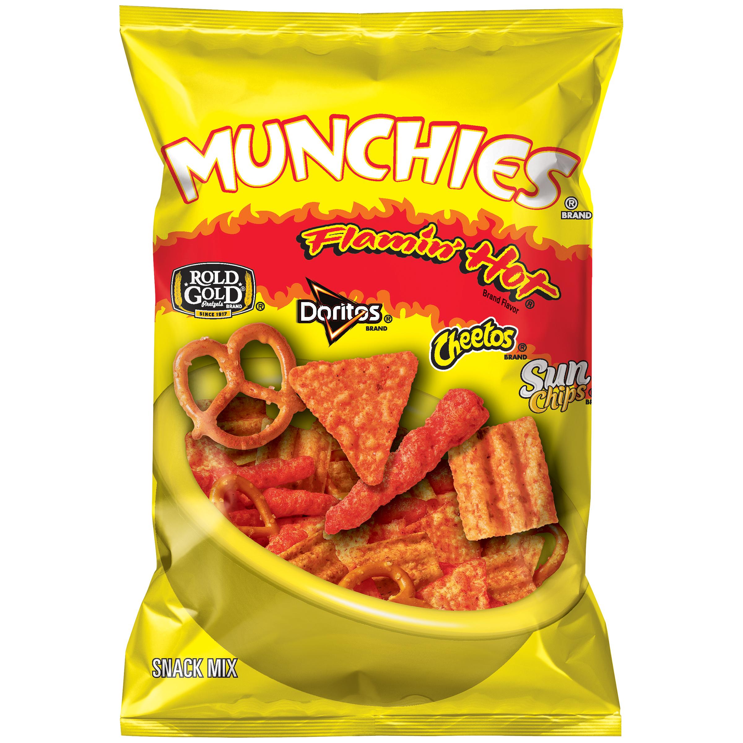 Frito Lay Munchies Flamin Hot Flavored Snack Mix 8 Oz.