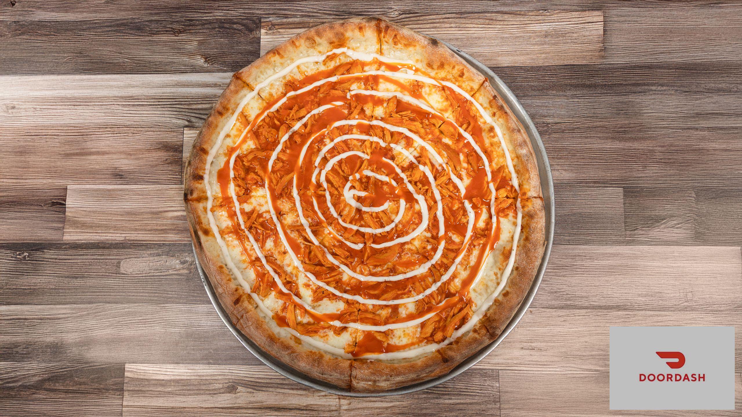 Buffalo Chicken Pizza.