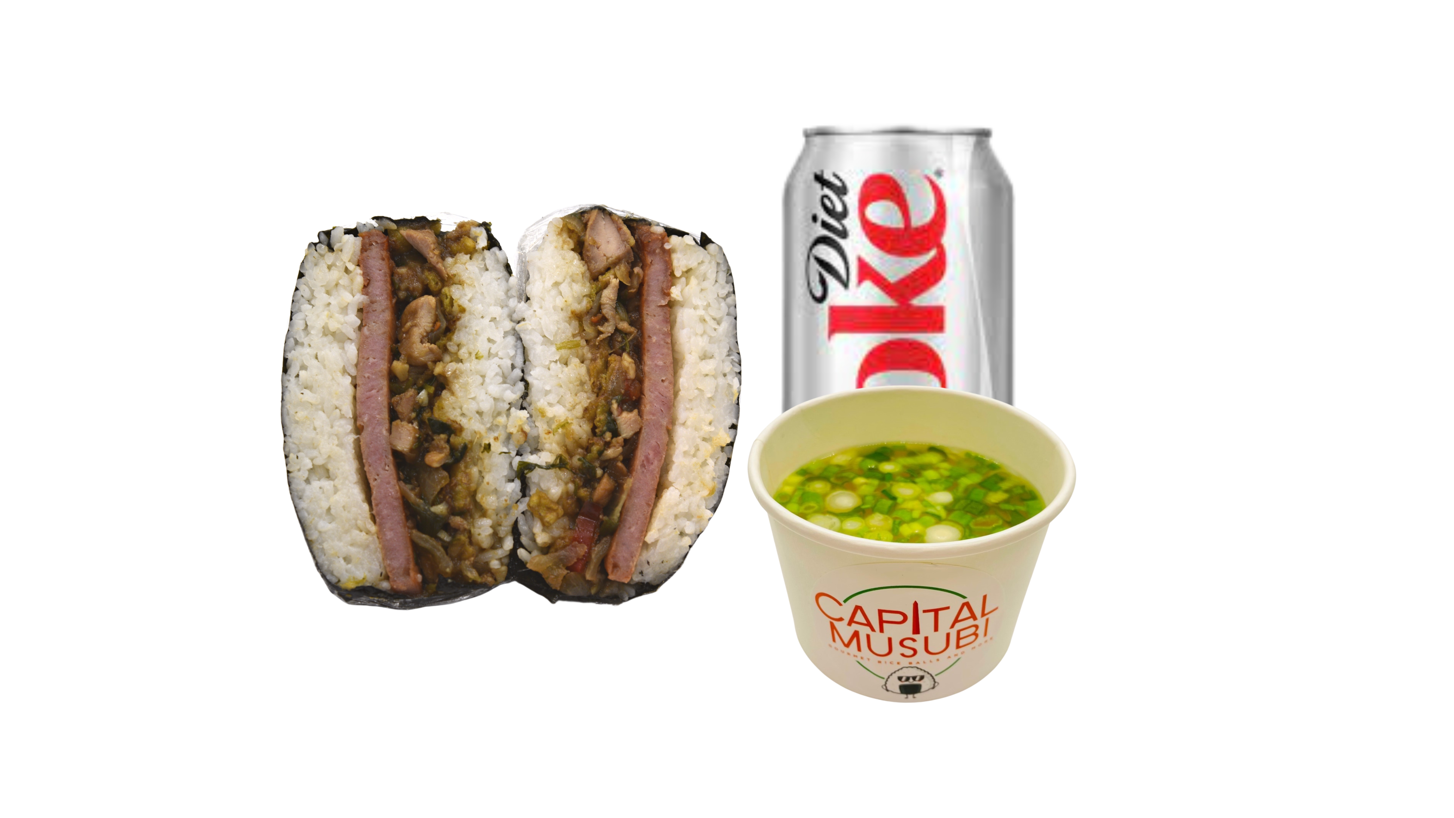 COMBO - Teriyaki Chicken Musubi.