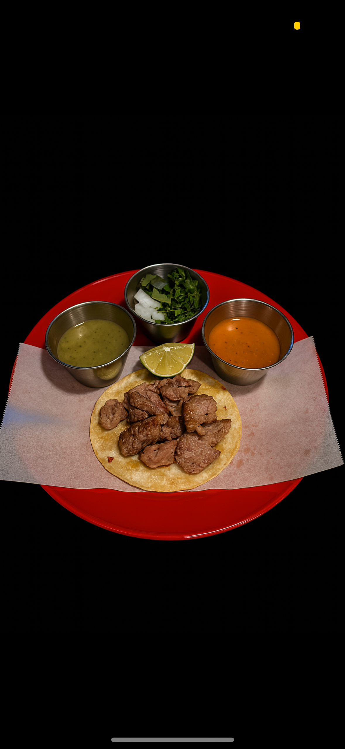 Taco Mexicano Carnitas.