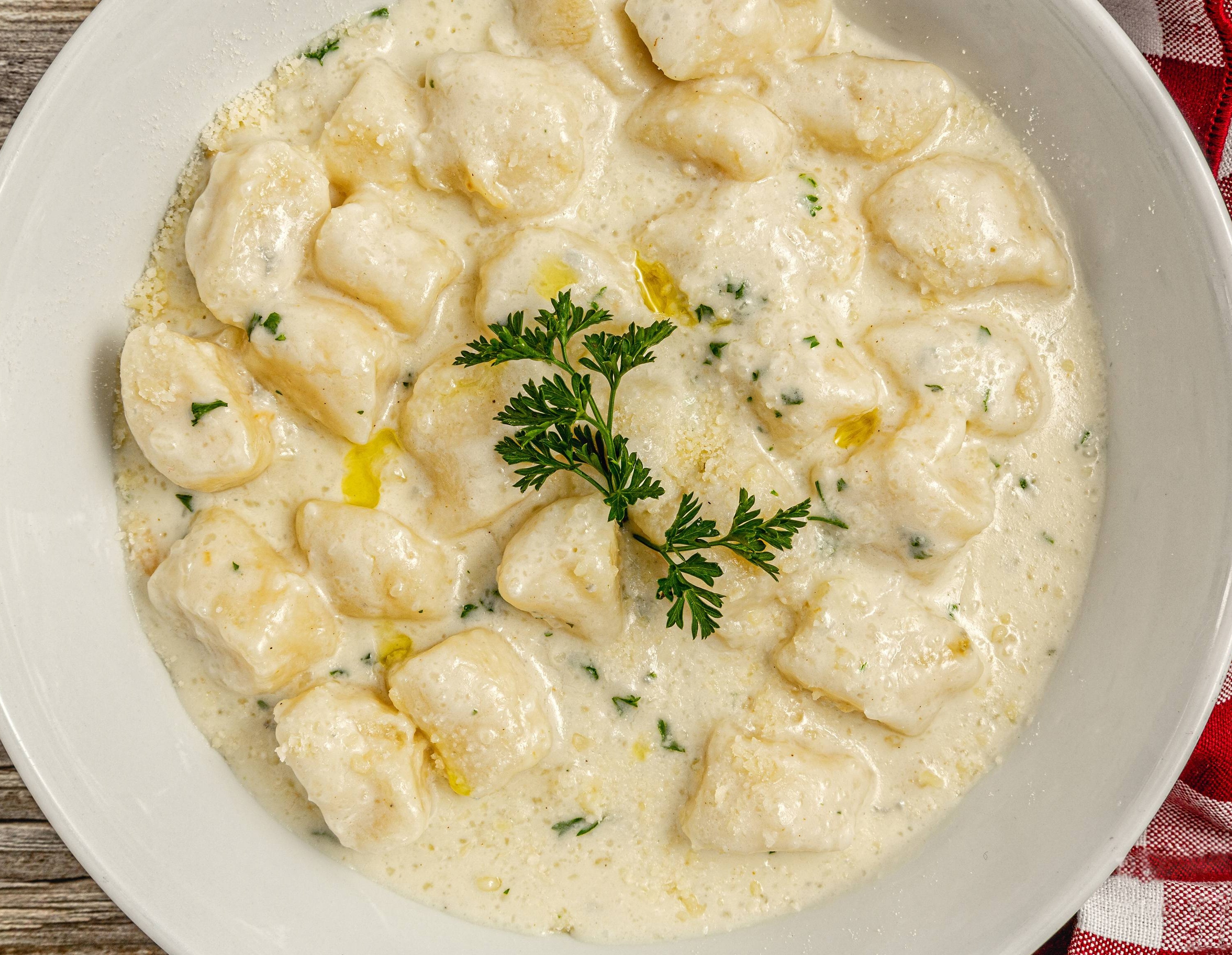Gnocchi Four Cheese.