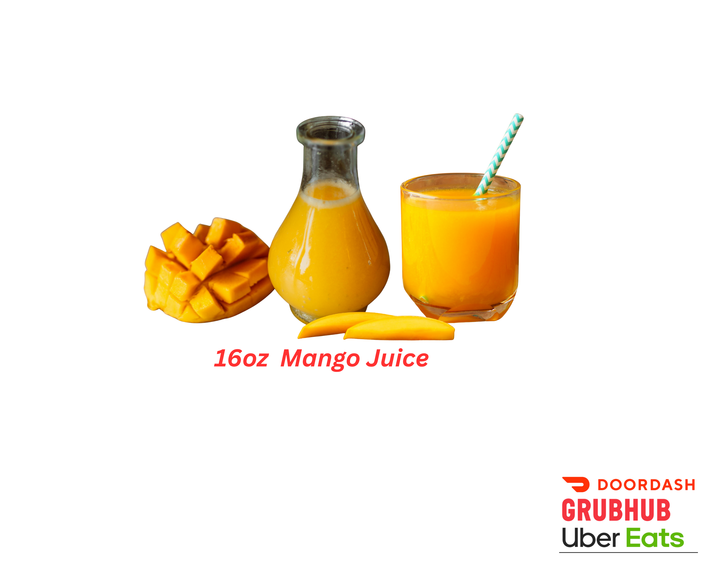 16oz Mango Juice.