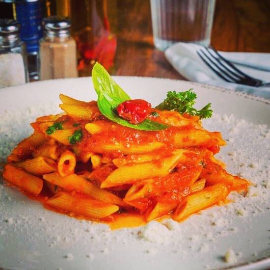 Penne all’ arrabbiata.