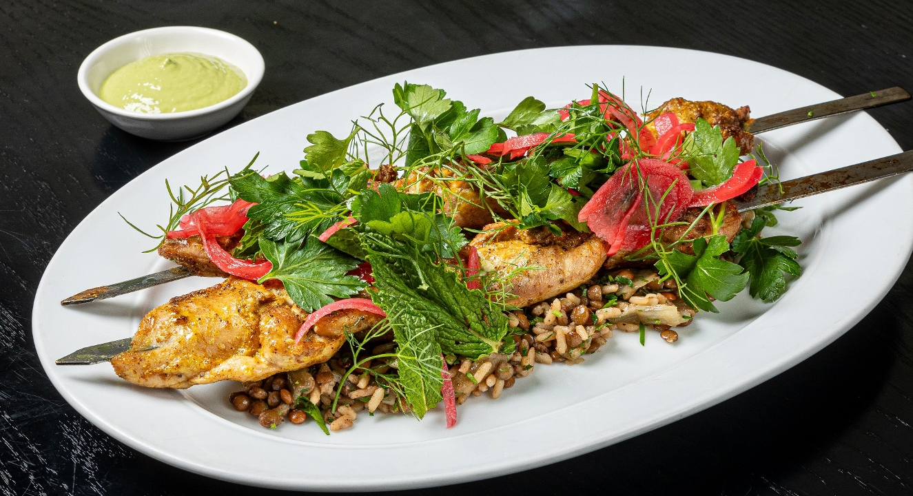 Chicken Shish Kebab.