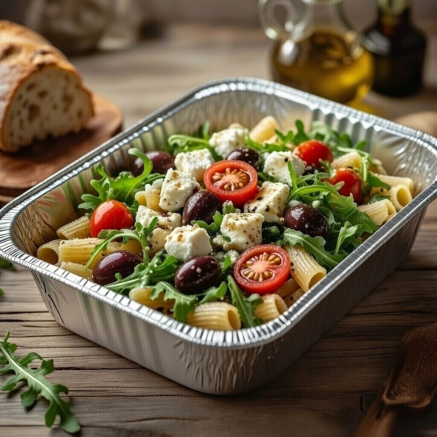 Feta Pasta Salad Tray (12-15 servings).