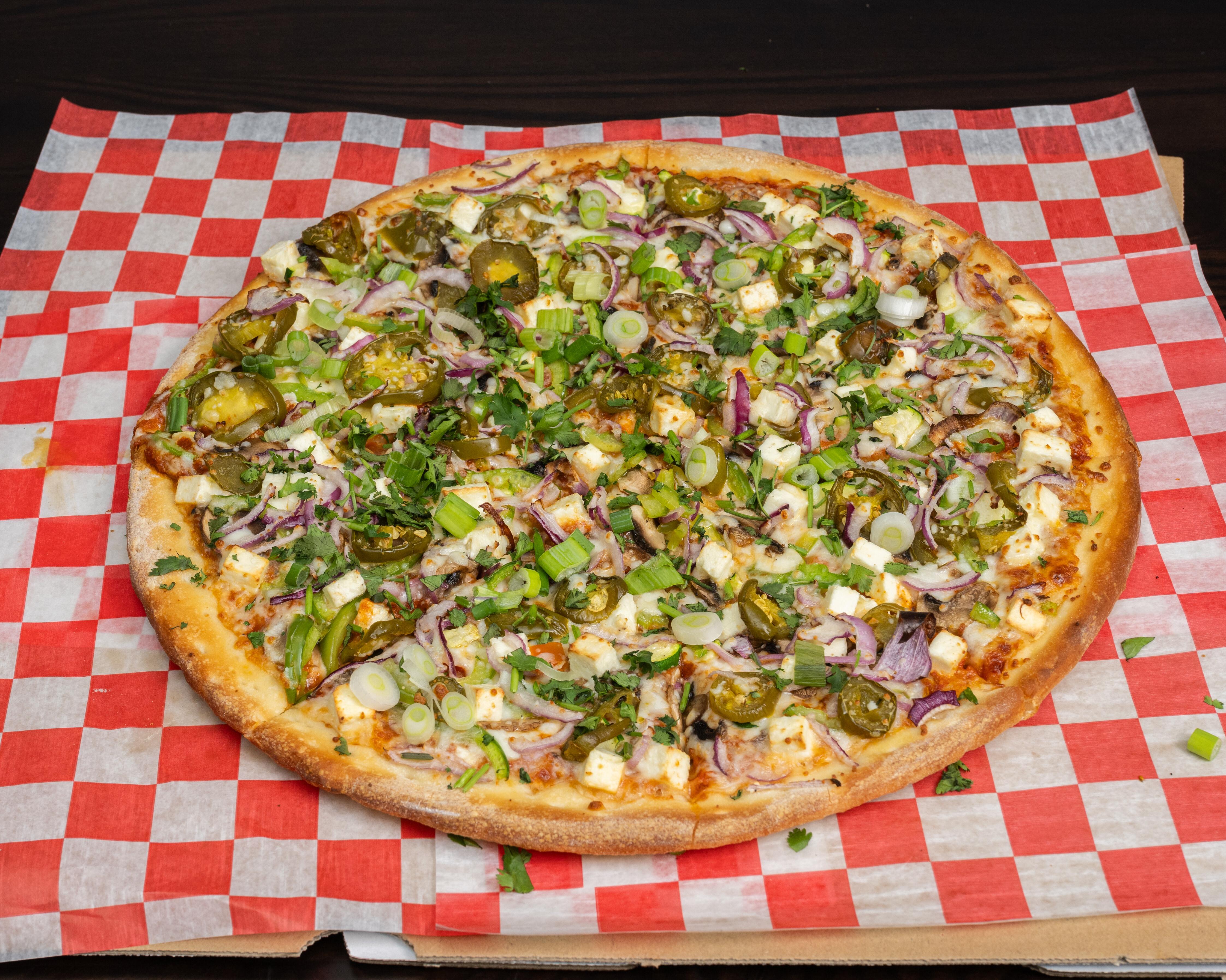 Large 16" Hyderabadi Spicy Paneer.