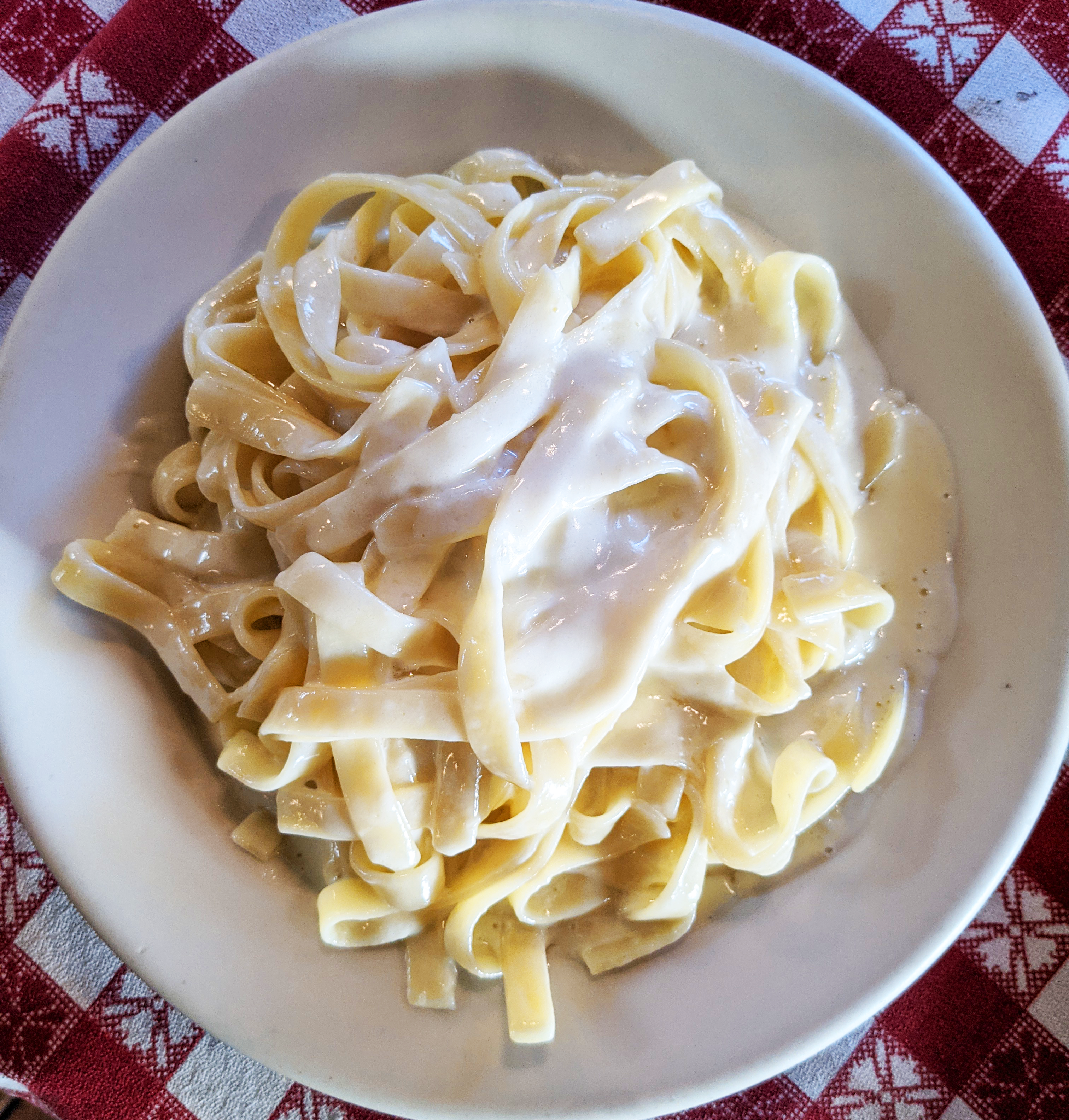 Fettucini Alfredo.