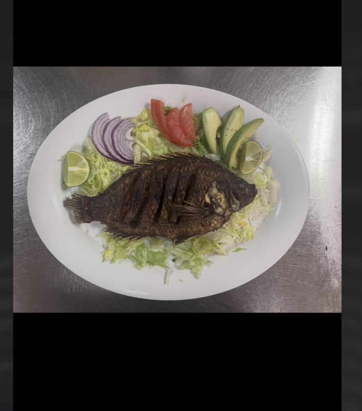 Whole Fried Fish Tilapia Dorada..