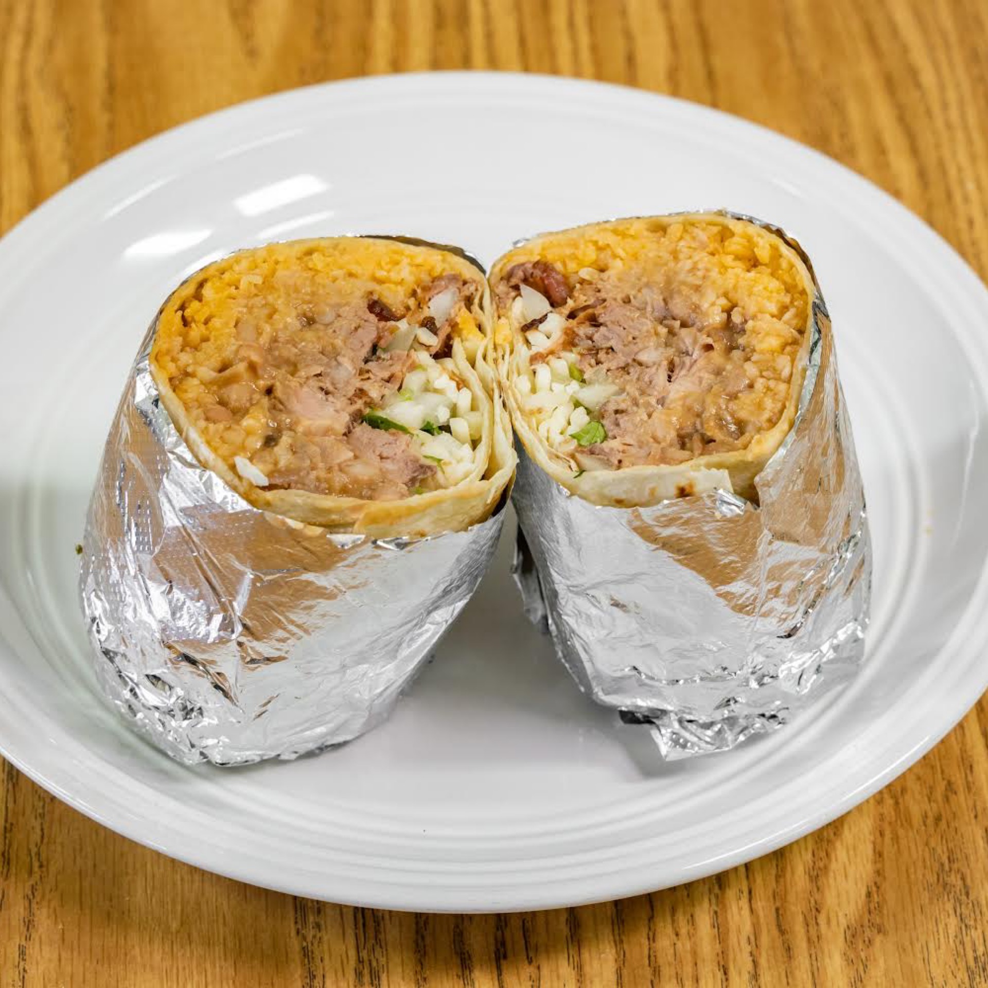 BREAKFAST BURRITO.