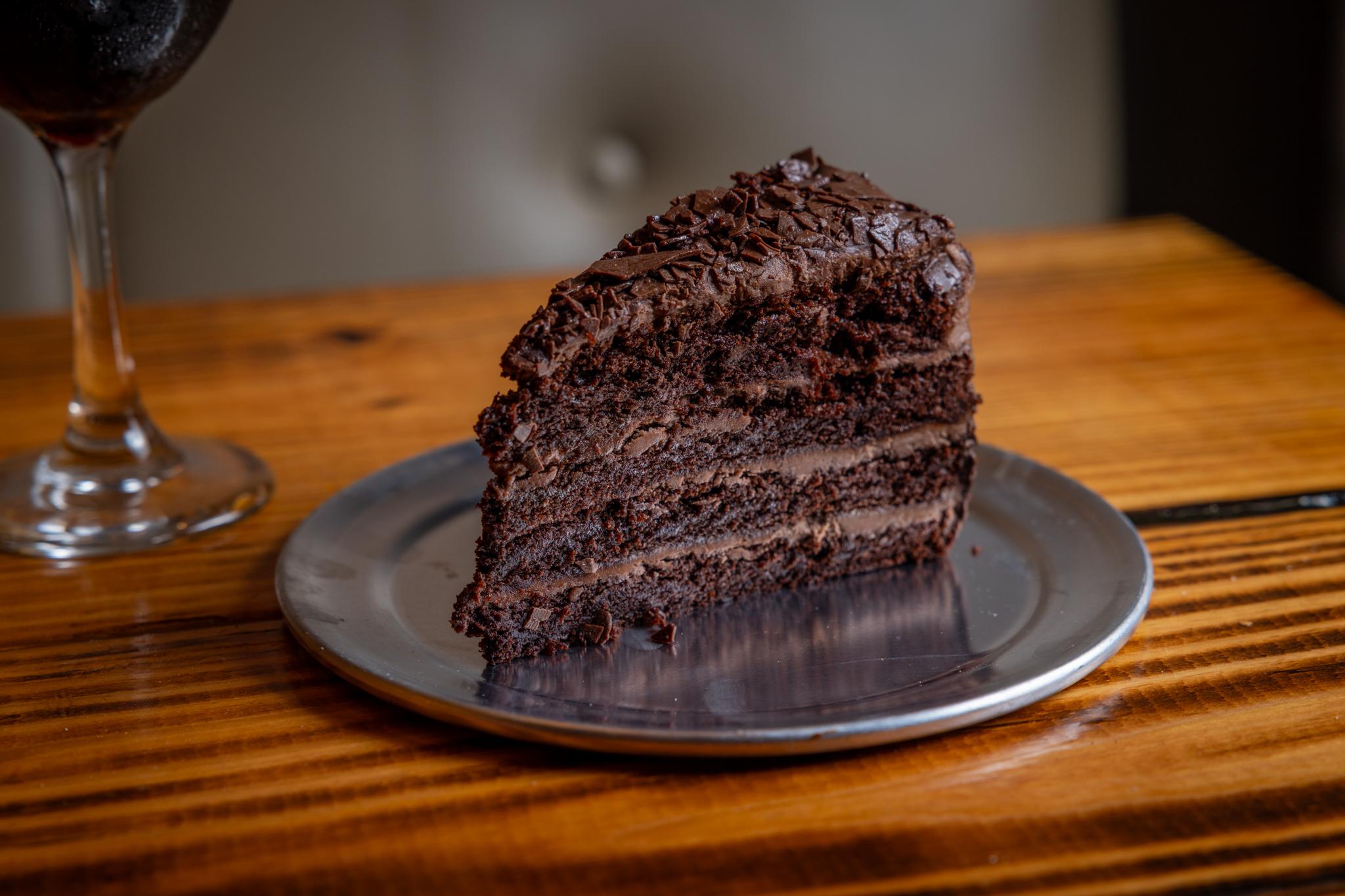 Triple Chocolate Cake.