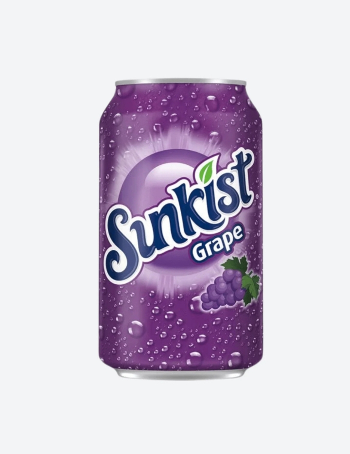 CAN GRAPE SODA.