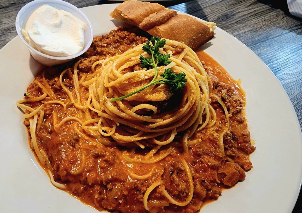 Pasta Bolognese.