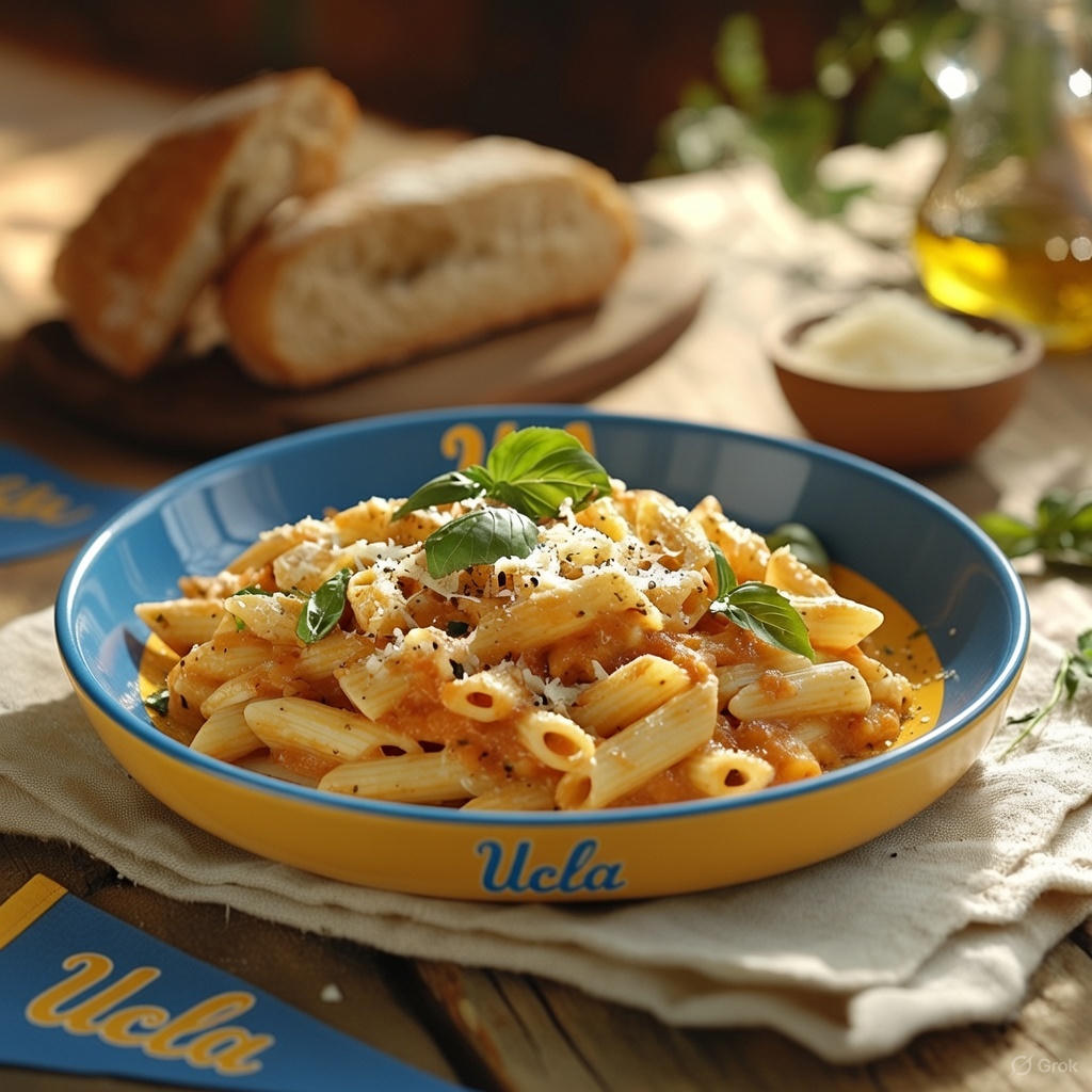 Bruin Vodka (Pasta, Homemade vodka sauce, Parmesan cheese).